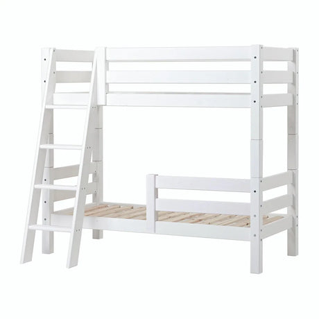 Hoppekids ECO Luxury Bunk Bed (extra bed rail), White, Pine, 70x160 cm