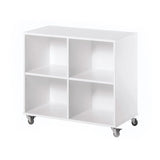Hoppekids Shelf with wheel, White, Pine