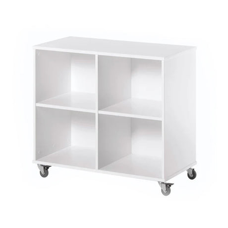 Hoppekids Shelf with wheel, White, Pine