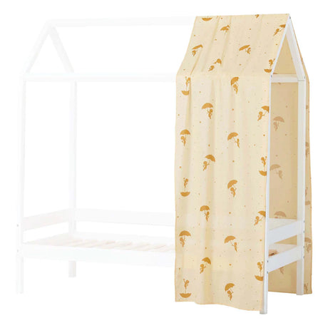 Hoppekids Ole Lukoie Bed Curtain for House Bed, Yellow