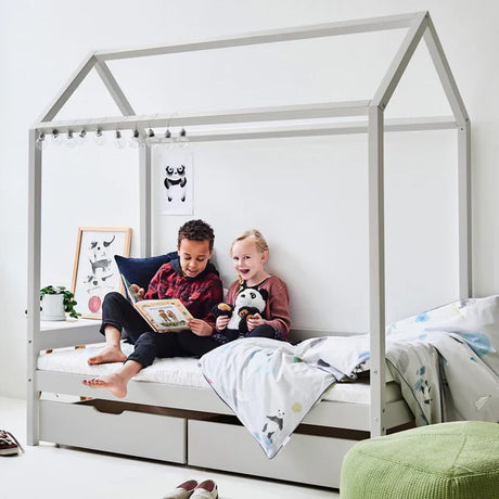 Hoppekids ECO Comfort House Bed, Pine, 70x160 cm