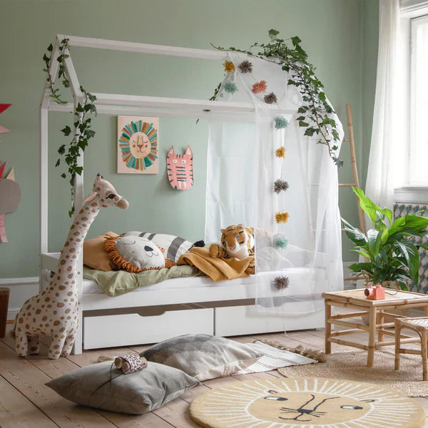 Hoppekids ECO Comfort House Bed, Pine, 70x160 cm