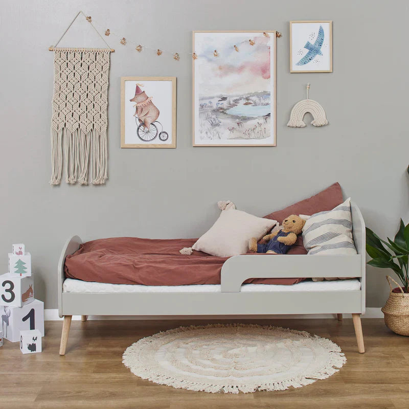 Hoppekids Blend Toddler Bed, White, MDF, 70x160 cm