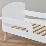 Hoppekids Blend Toddler Bed, White, MDF, 70x160 cm