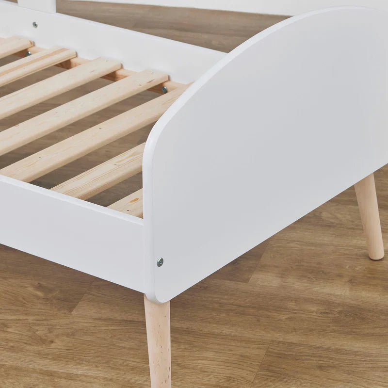 Hoppekids Blend Toddler Bed, White, MDF, 70x160 cm