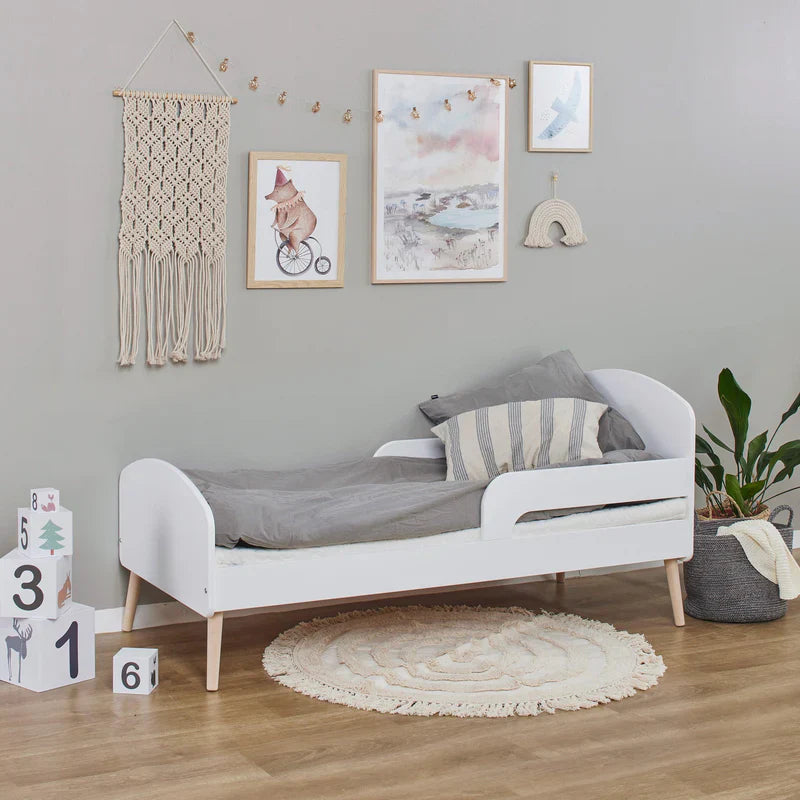 Hoppekids Blend Toddler Bed, White, MDF, 70x160 cm