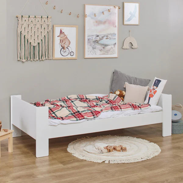 Hoppekids SFK Toddler Bed, White, MDF, 90x200 cm