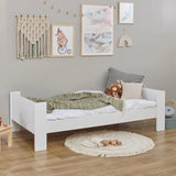 Hoppekids SFK Toddler Bed, White, MDF, 90x200 cm