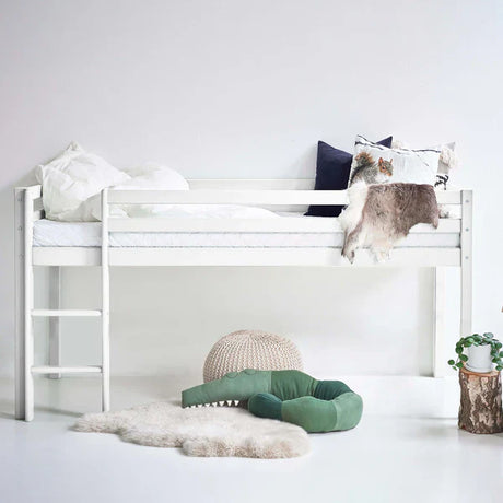Hoppekids ECO Dream Mid Sleeeper Bed (non-divisible), White, Pine, 70x160 cm