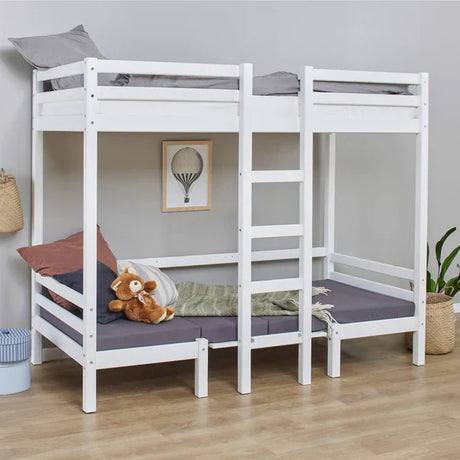 Hoppekids ECO Dream JUMBO Bunk Bed, White, Pine, 90x200 cm