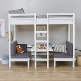 Hoppekids ECO Dream JUMBO Bunk Bed, White, Pine, 90x200 cm