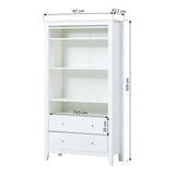 Hoppekids HANS Cabinet with 2 drawers, White, Pine