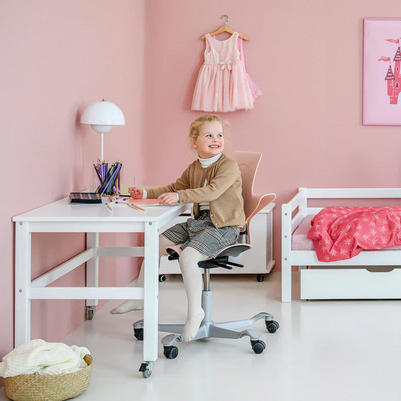 Hoppekids JONAS Desk, White, Pine