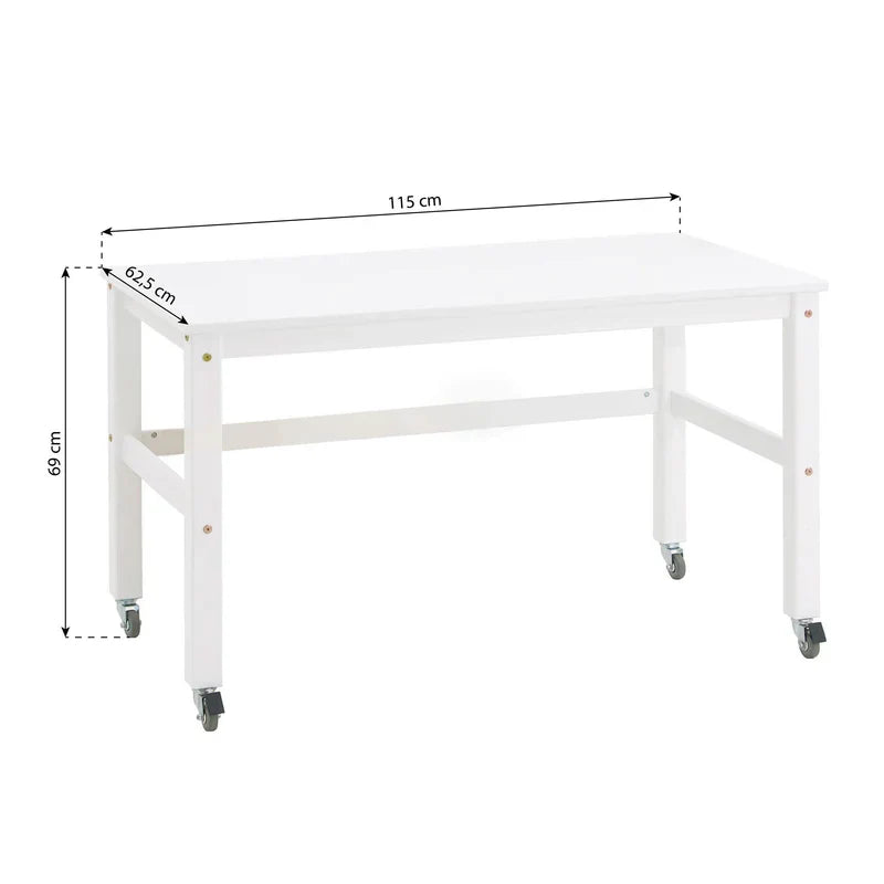 Hoppekids JONAS Desk, White, Pine