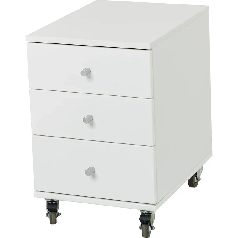 Hoppekids JONAS Drawer Set with 3 drawers, White, White, Pine
