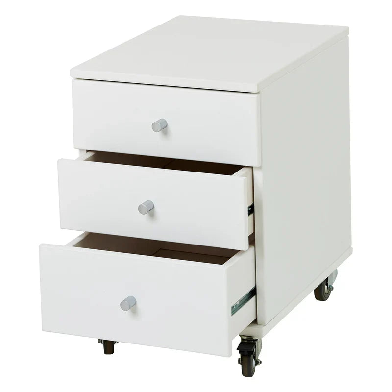 Hoppekids JONAS Drawer Set with 3 drawers, White, White, Pine