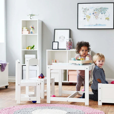 Hoppekids MARIE Bookshelf with 3 shelves, White, Pine