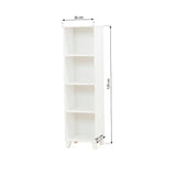 Hoppekids MARIE Bookshelf with 3 shelves, White, Pine