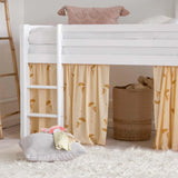 Hoppekids ECO Dream Mid Sleeeper Bed, White, Pine, 70x160 cm