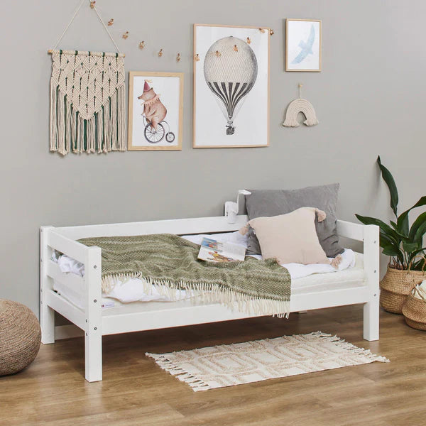 Hoppekids ECO Luxury Toddler Bed, White, Pine, 70x160 cm
