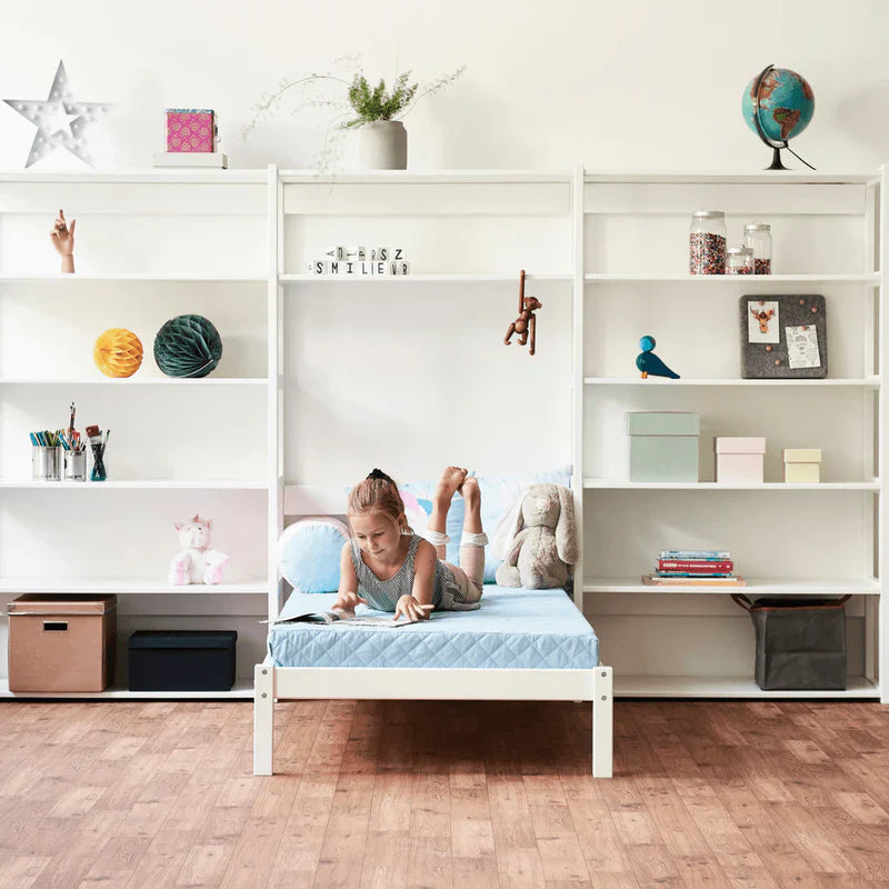 Hoppekids ECO Dream Platform Bed, White, Pine, 70x160 cm