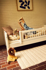 FLEXA Day Bed with safety rail, MDF/Solid Pine, 90x200 cm