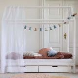 Hoppekids ECO Dream House Bed, White, Pine, 90x200 cm