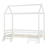 Hoppekids ECO Dream House Bed, White, Pine, 90x200 cm