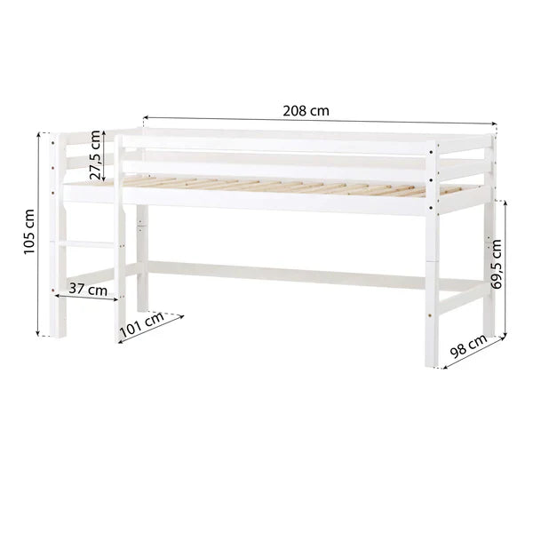 Hoppekids ECO Dream Mid Sleeeper Bed with Desk