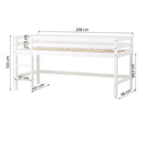 Hoppekids ECO Dream Mid Sleeeper Bed with Desk