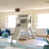 Mathy By Bols Treehouse Bunk Bed with Side Slide - Various Sizes