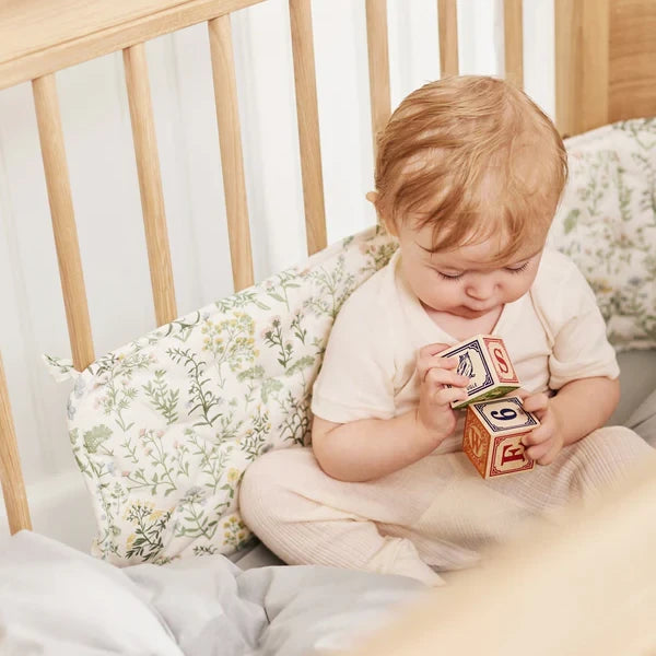 Dear April Nori Cot Bumper, Summer Flowers