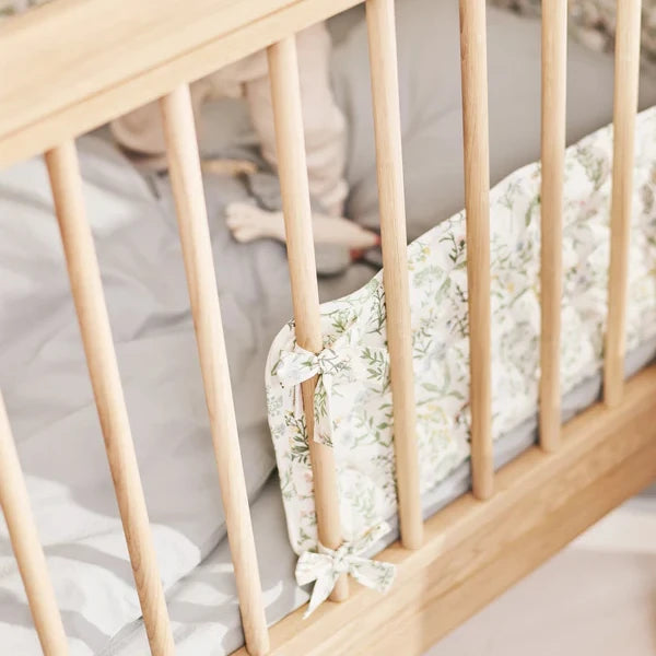 Dear April Nori Cot Bumper, Summer Flowers