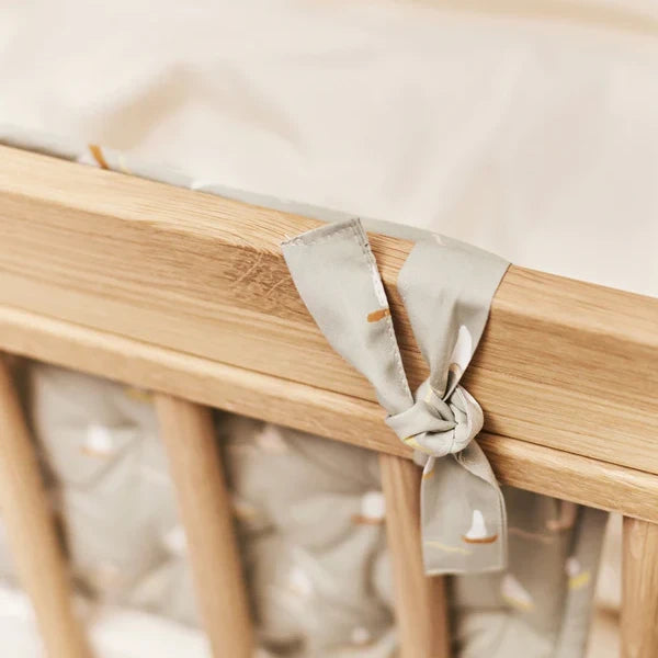 Dear April Nori Cot Bumper, Sailboats