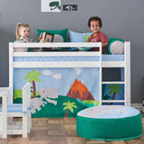 Hoppekids Dinosaur Bed Curtain