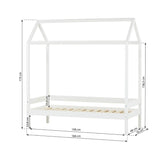 Hoppekids Eco Comfort House Bed - 70 X 160cm 