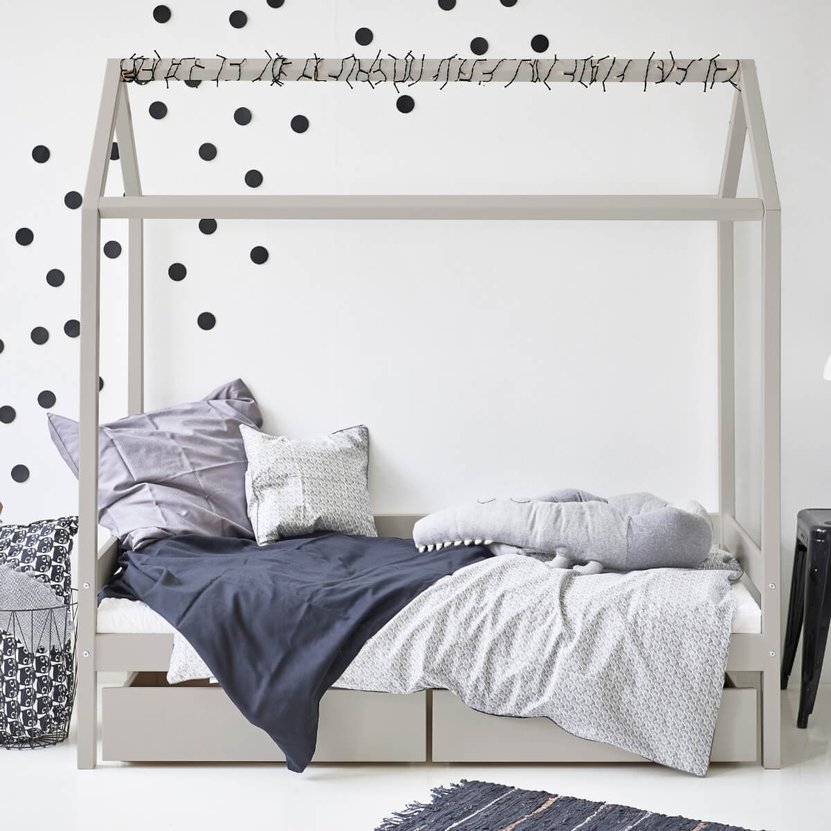 Hoppekids Eco Comfort House Bed - 70 X 160cm 