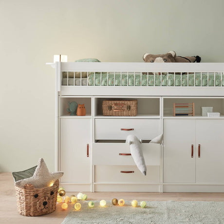 LIFETIME Kidsrooms BREEZE Collection All-IN-ONE High Sleeper with Storage Steps