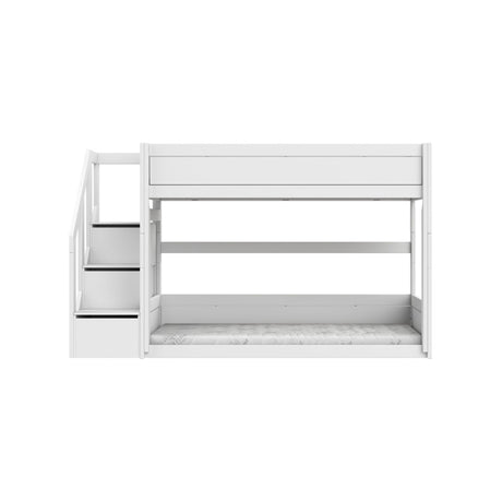 LIFETIME Kidsrooms Low Bunk Bed with Storage Steps