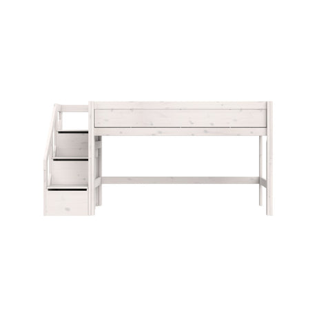 LIFETIME Kidsrooms Mid-Sleeper Bed with Storage Steps