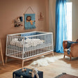Leander Luna Baby Cot in White 70 x 140cm - Little Snoozes