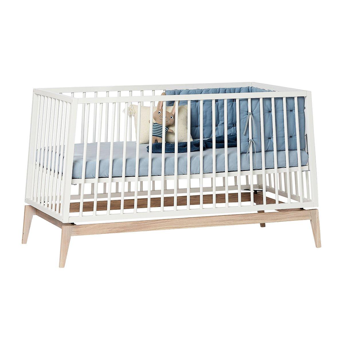 Leander Luna Baby Cot in White 70 x 140cm - Little Snoozes