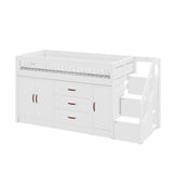 LIFETIME Kidsrooms All in One Semi High Storage Bed