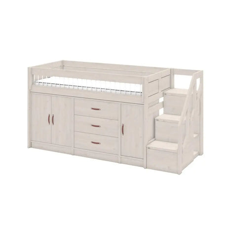 LIFETIME Kidsrooms All in One Semi High Storage Bed 