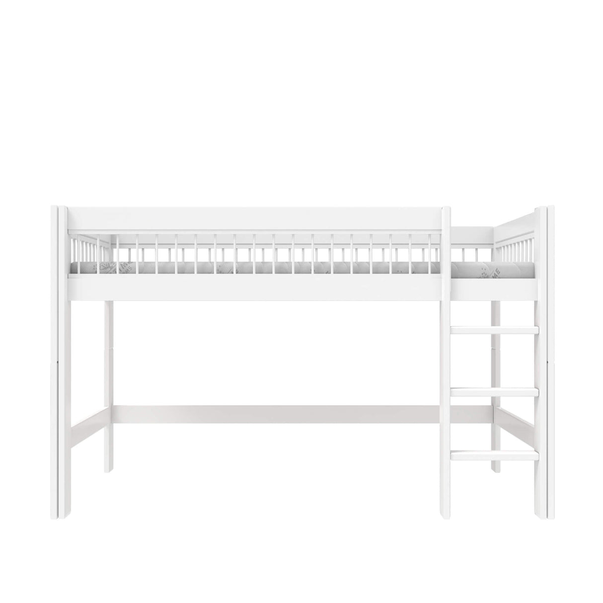 LIFETIME Kidsrooms BREEZE Semi High-Bed with Optional Curtains