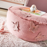 LIFETIME Kidsrooms Children's Butterfly Pouf 