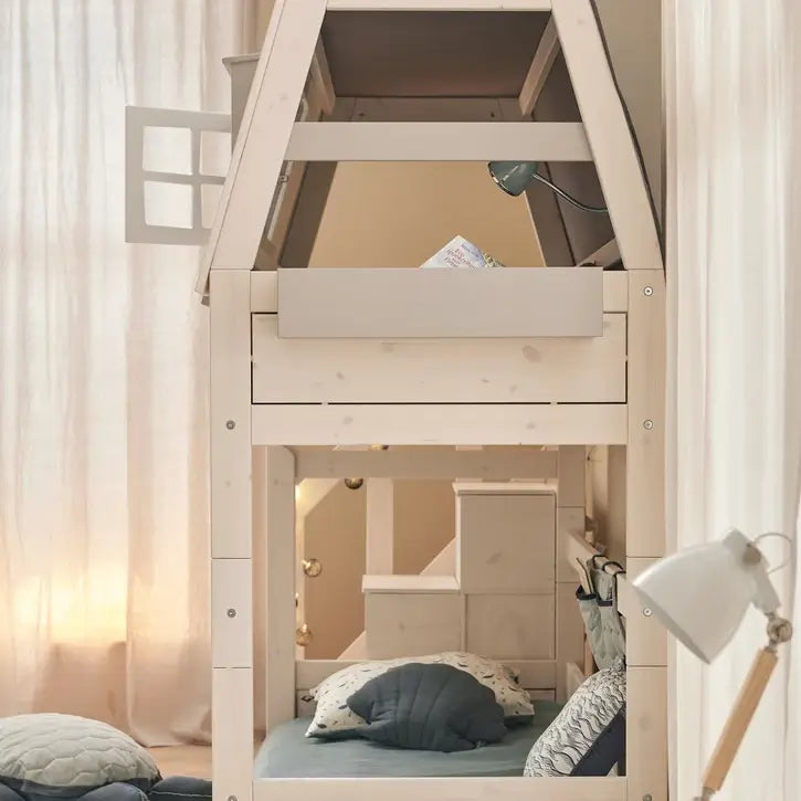 LIFETIME Kidsrooms My hangout Low Bunk Bed with Storage Steps
