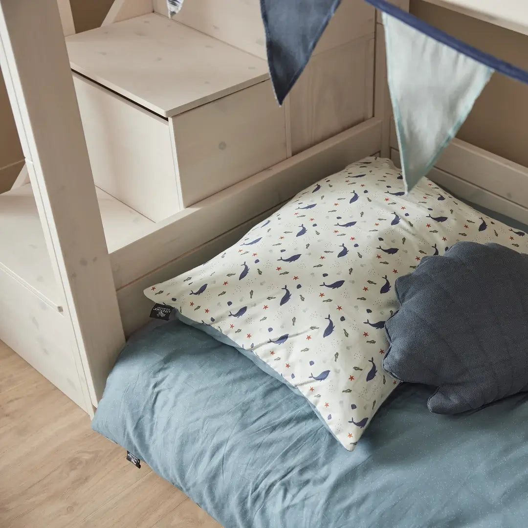 LIFETIME Kidsrooms My hangout Low Bunk Bed with Storage Steps