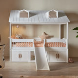 LIFETIME Kids Beach House Cabin Bed With Slide 