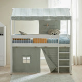 Lifetime Kidsrooms Breeze Semi High Sleeper Bed with Roof 